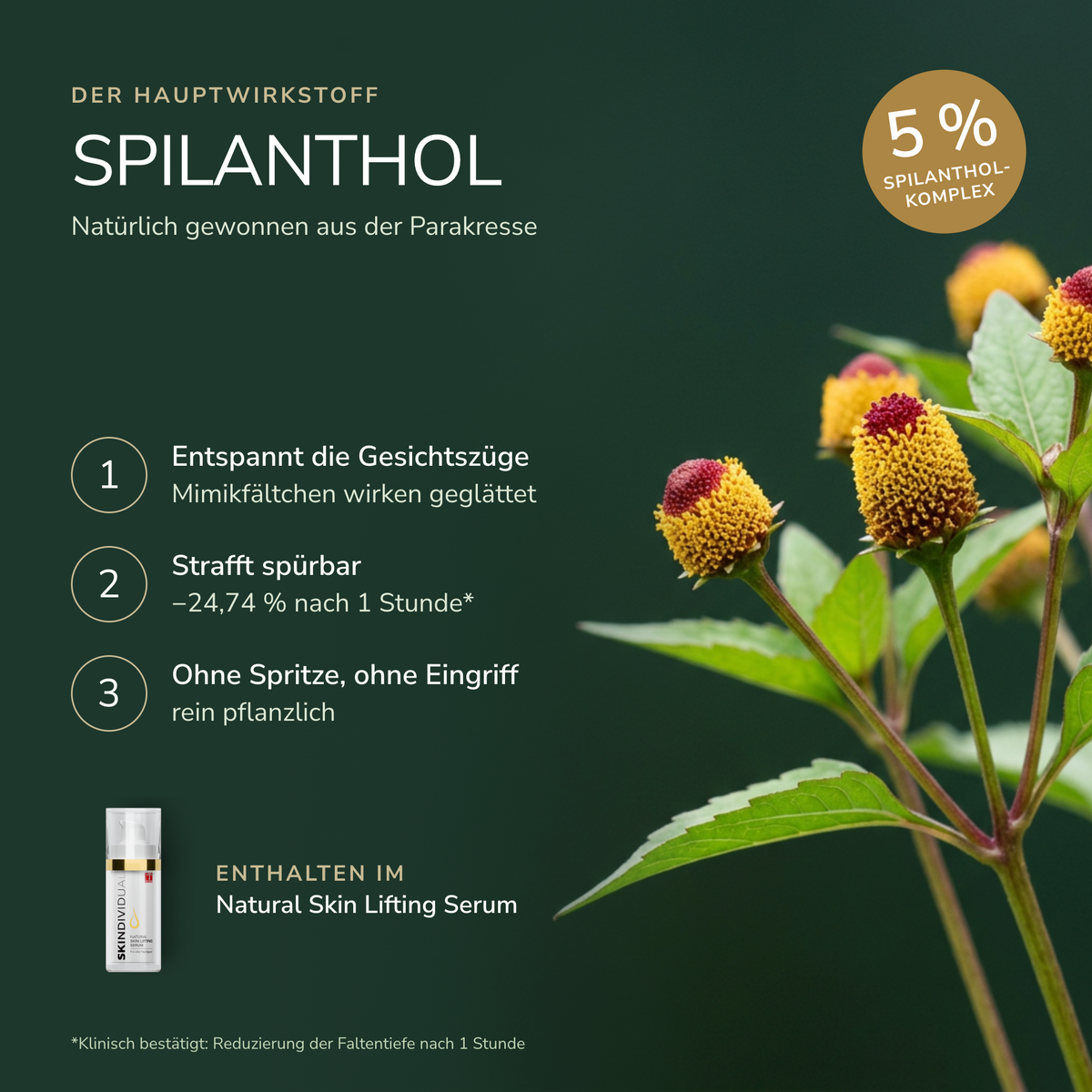 Naturalne serum liftingujące do skóry | 30 ml