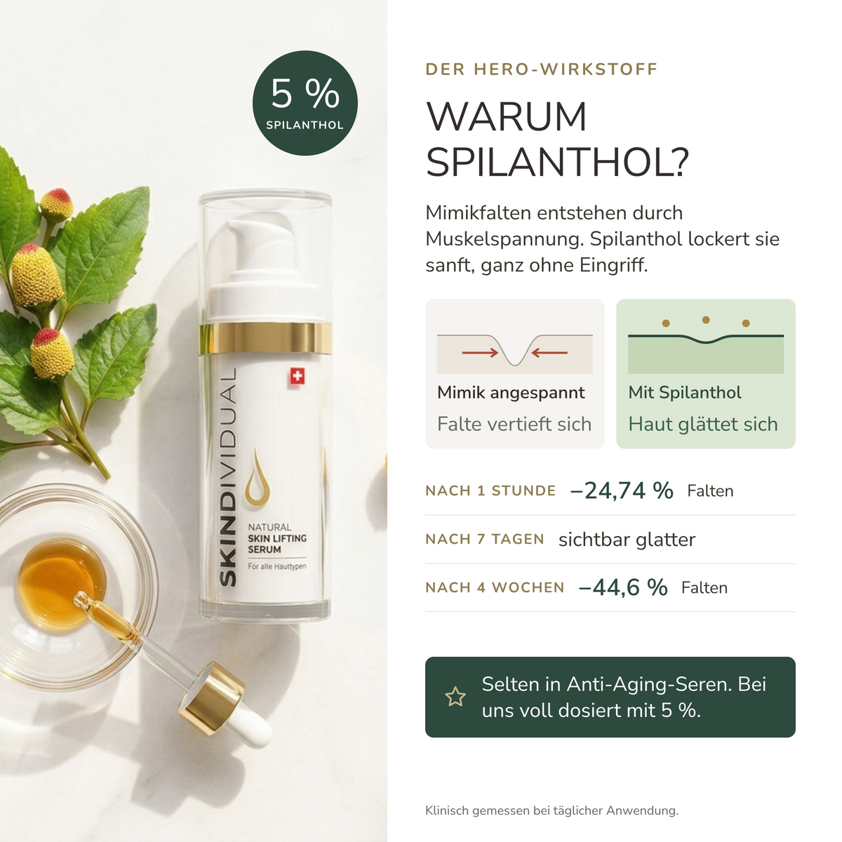 Naturalne serum liftingujące do skóry | 30 ml